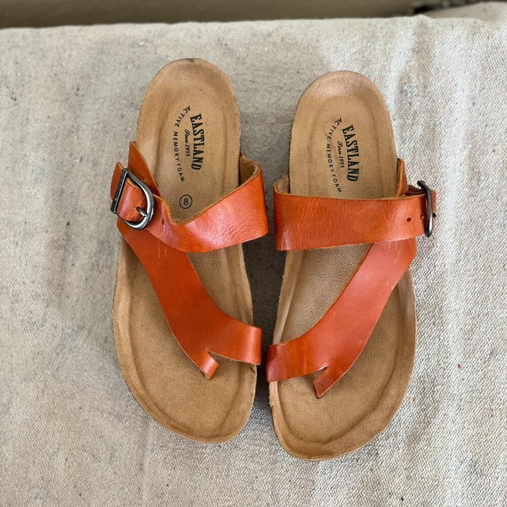 Eastland Woman's Summer Shauna Leather Bohemian Festival Sandals Sz 8